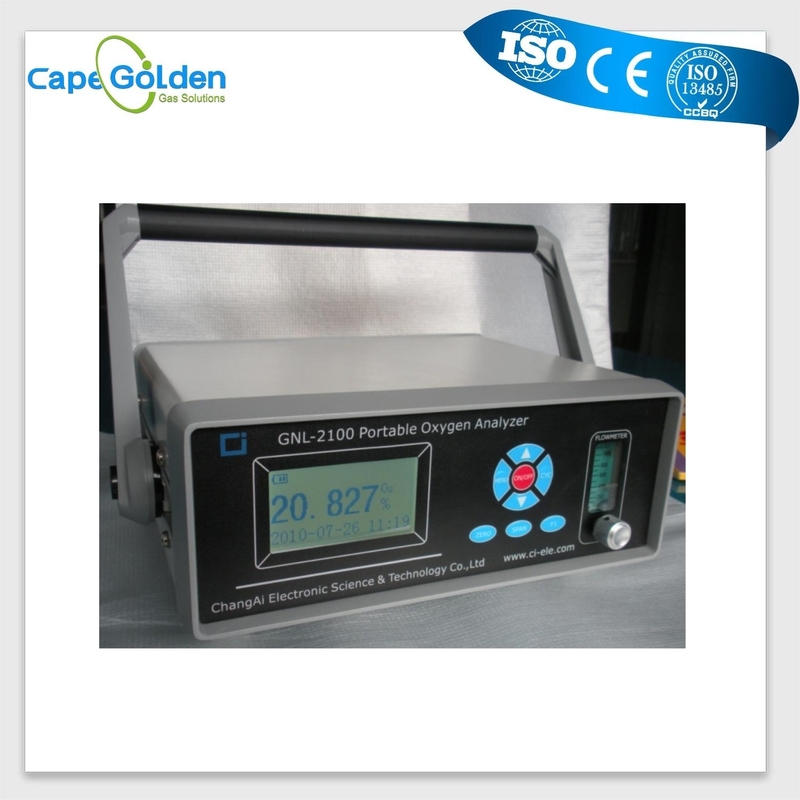 GNL-2100L LCD-Bildschirm-tragbarer Sauerstoff-Analysator-hoher Inhalt