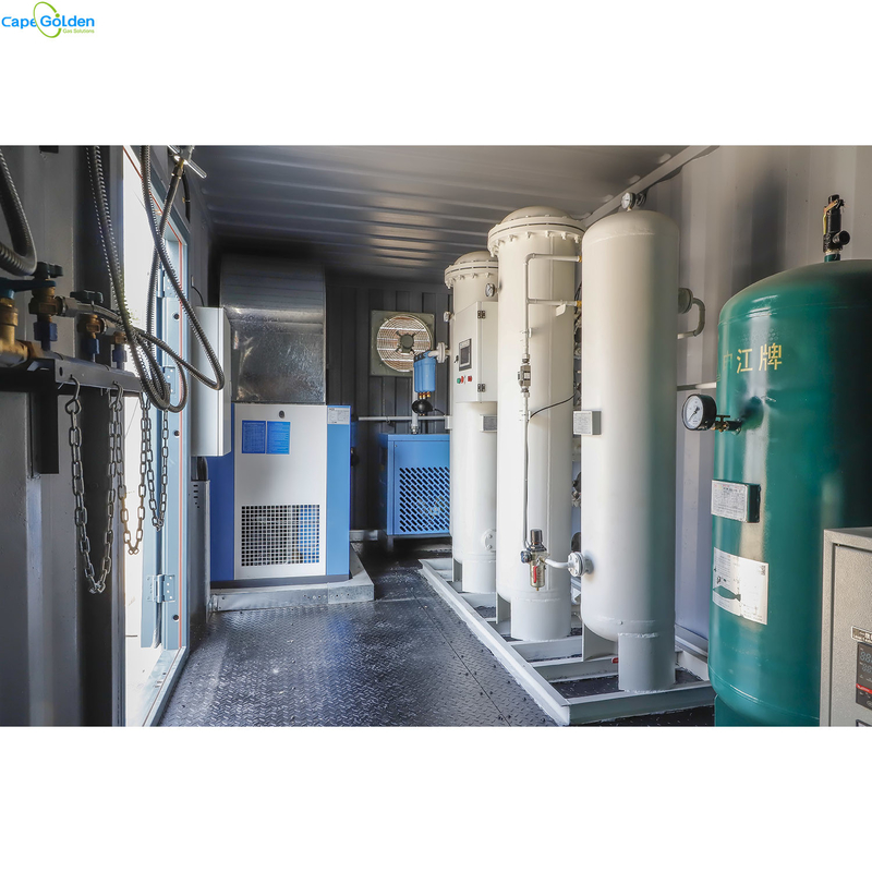 93%~99% containerisierter Sauerstoff-Generator-bewegliche Sauerstoff-Anlage für Zylinder