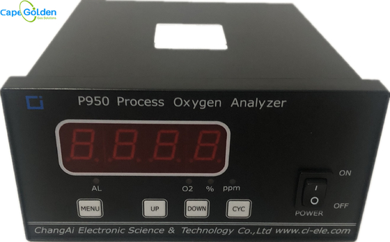 Prozesssauerstoff-Gas-Analysator-Sauerstoff-Reinheits-Prüfvorrichtung 80%RH der reinheits-P950